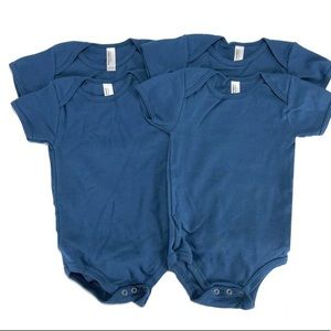 American Apparel one-piece baby suit 4-pack, 12-18 months. NWOT